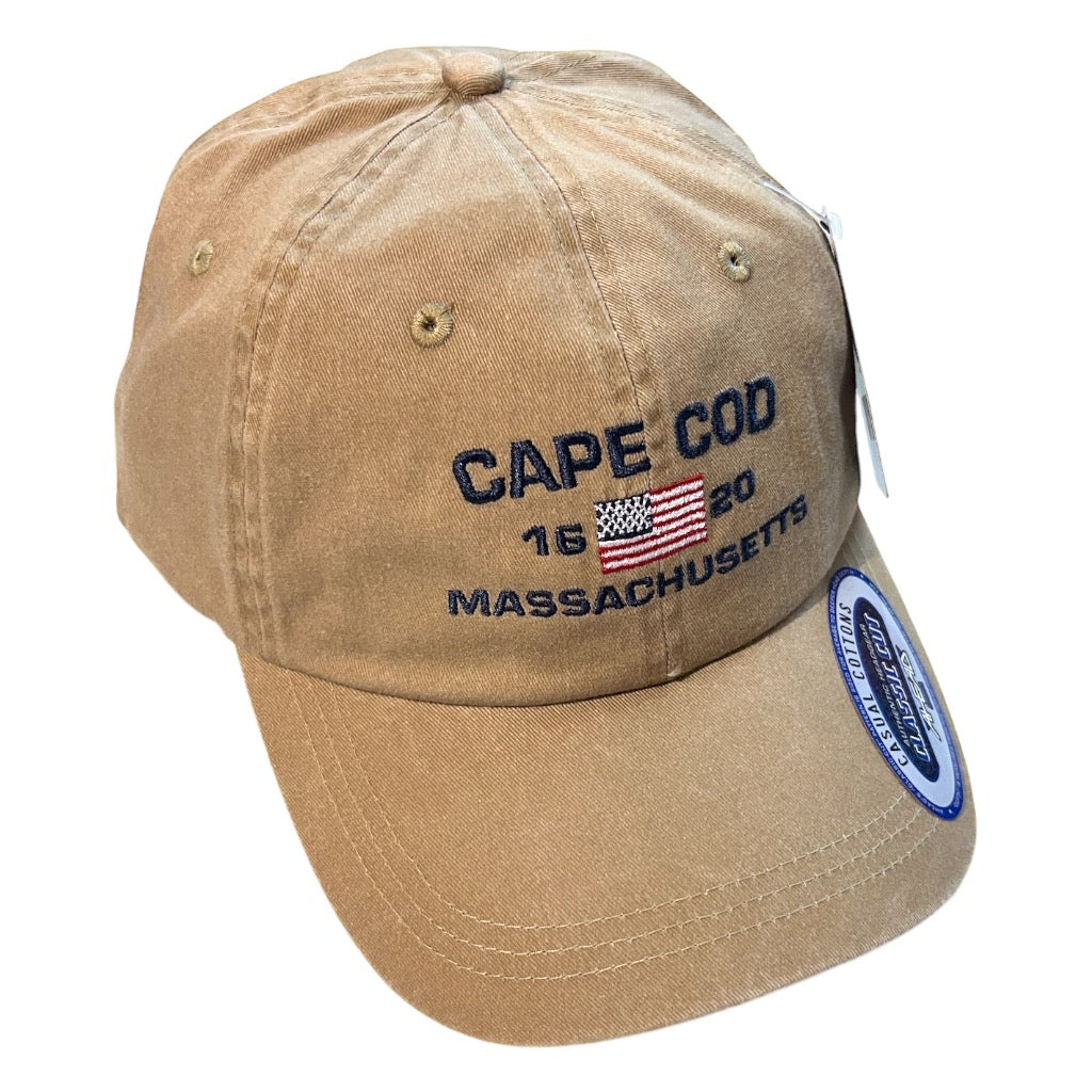 Cape Cod USA Flag 1620 Baseball Hat