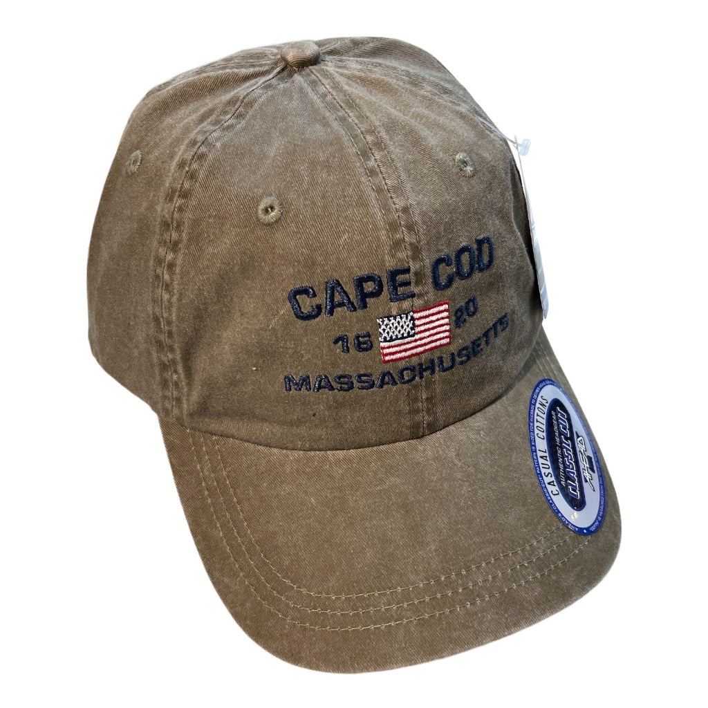 Cape Cod USA Flag 1620 Baseball Hat