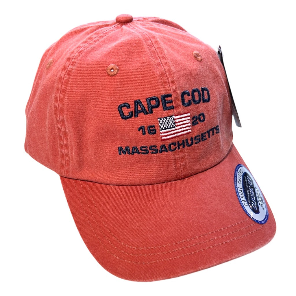 Cape Cod USA Flag 1620 Baseball Hat