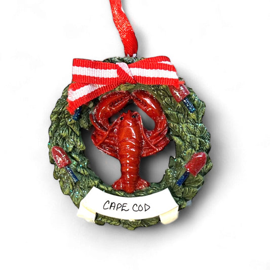 Cape Cod Lobster Wreath Ornament