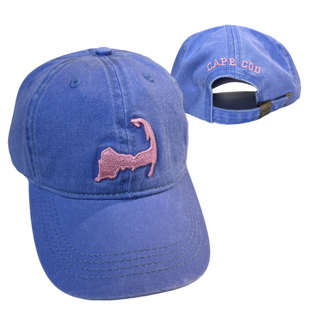 Cape Cod Map Hat - Blue