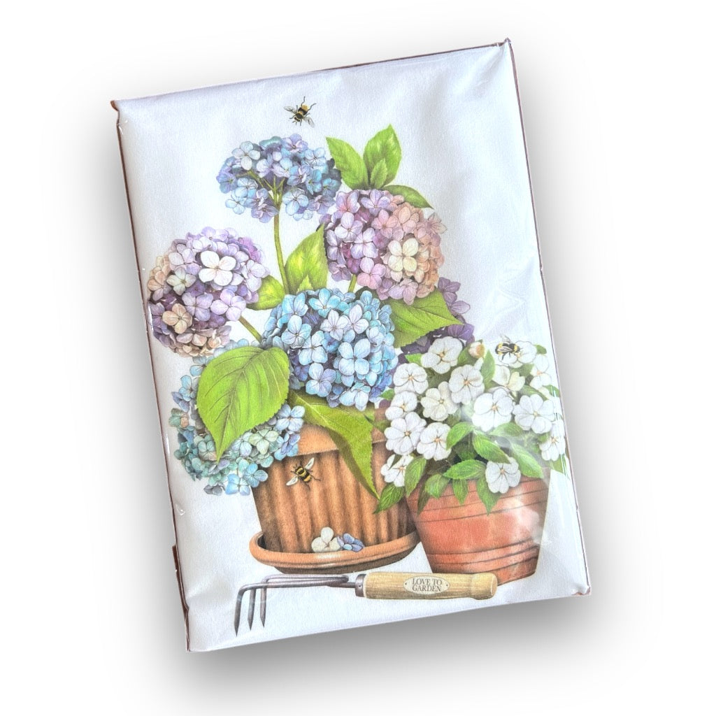 Hydrangea Flour Sack Towel