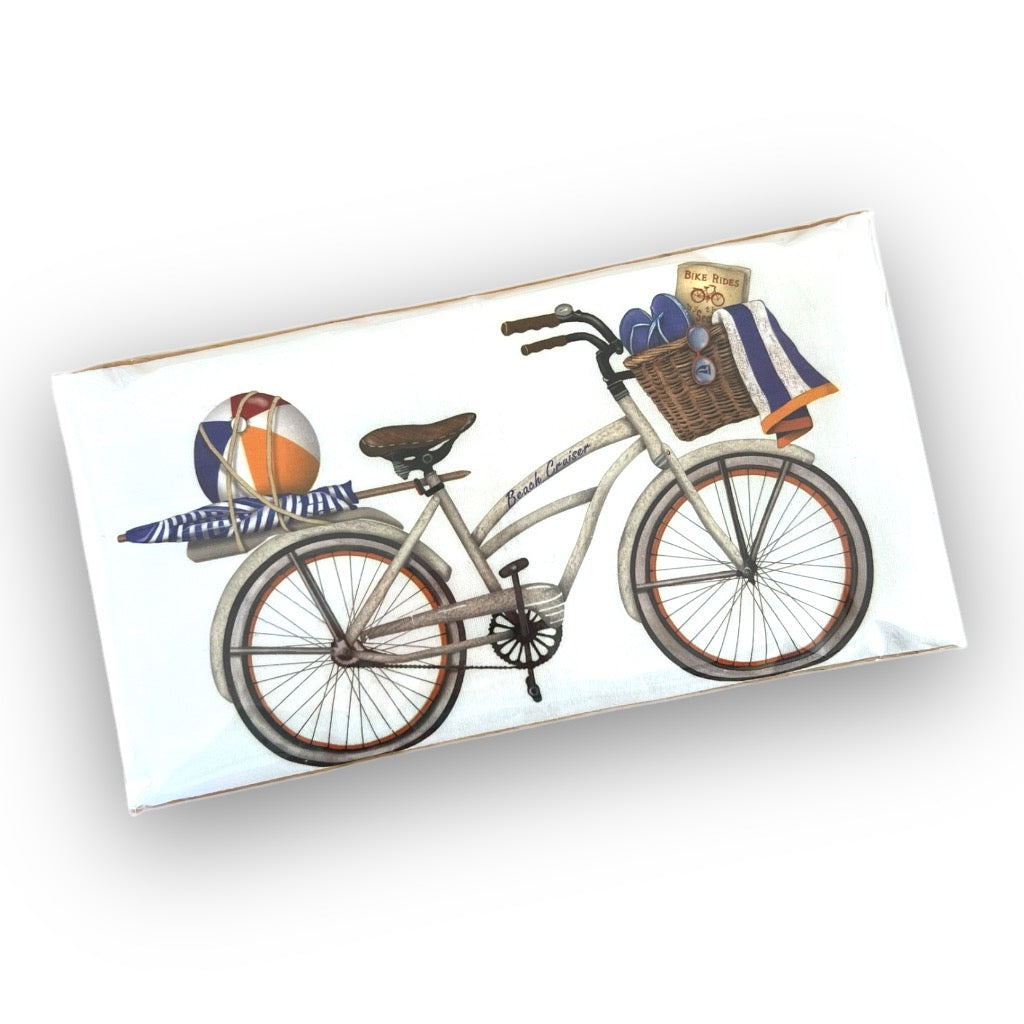 Beach Flour Sack Towel | Beach Cruiser Bike