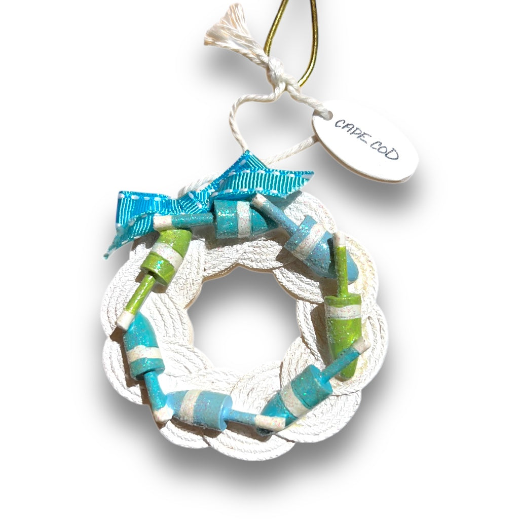 Rope Buoy Wreath Ornament