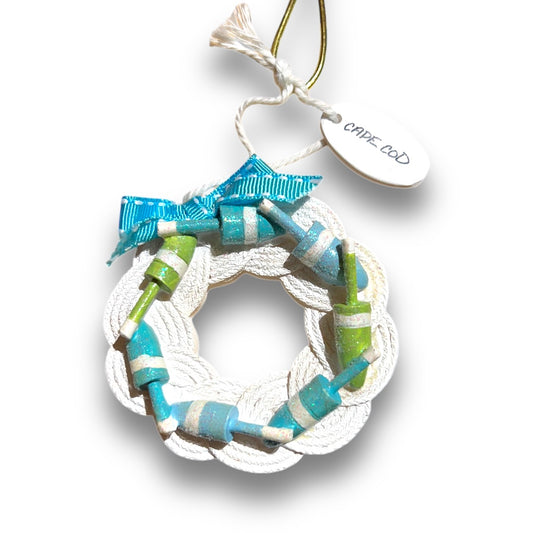 Rope Buoy Wreath Ornament