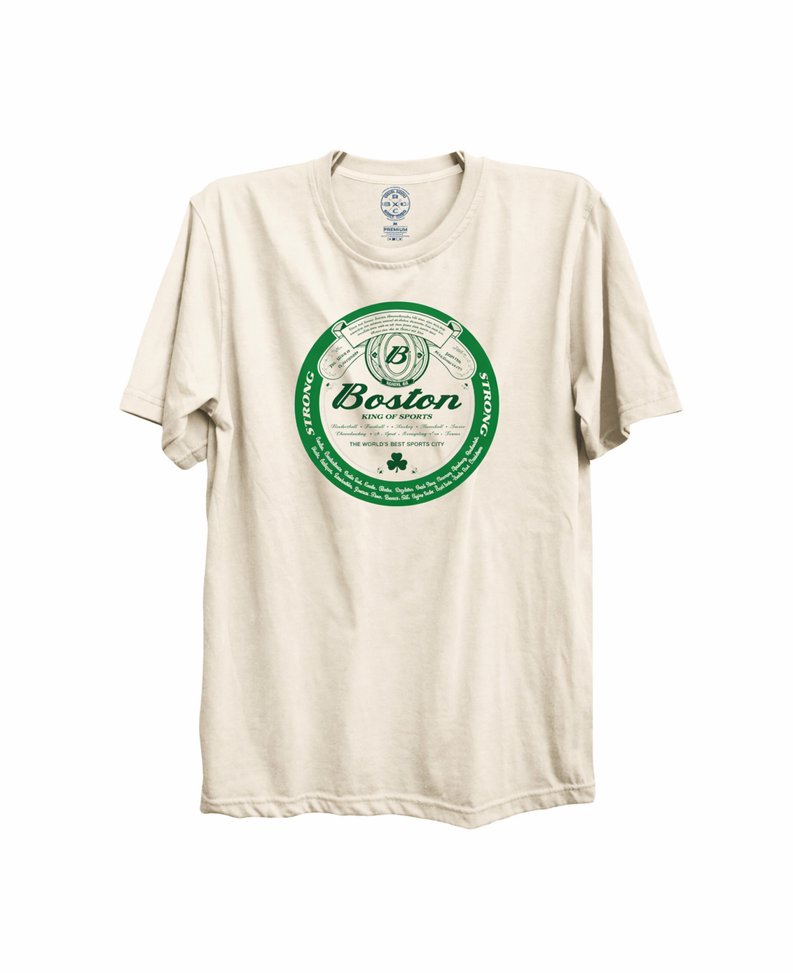 I seen on celebrities, Boston king of sports T-shirt, and super soft creamy cotton