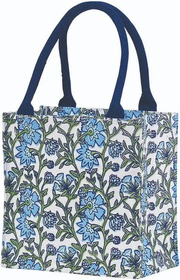 Itsy bitsy tote bag by rock flower paper in the pattern called Sloan