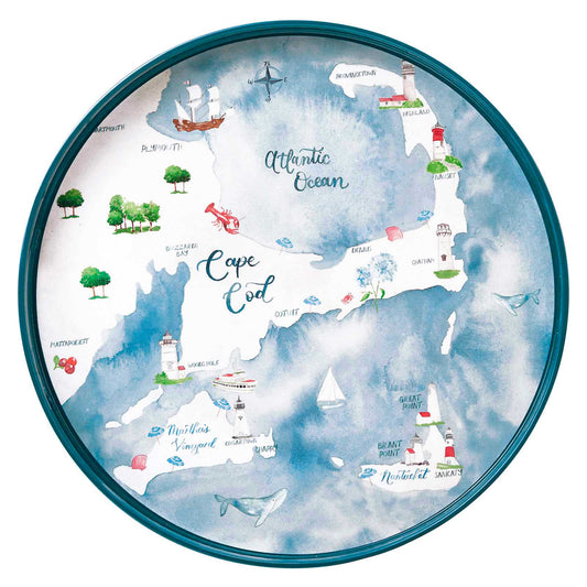 Cape Cod and the Islands Round Tray