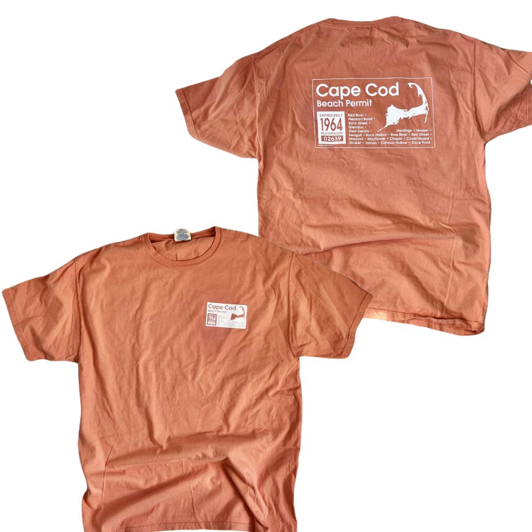 Terracotta Cape Cod Comfort Wash Beach Permit T-Shirt