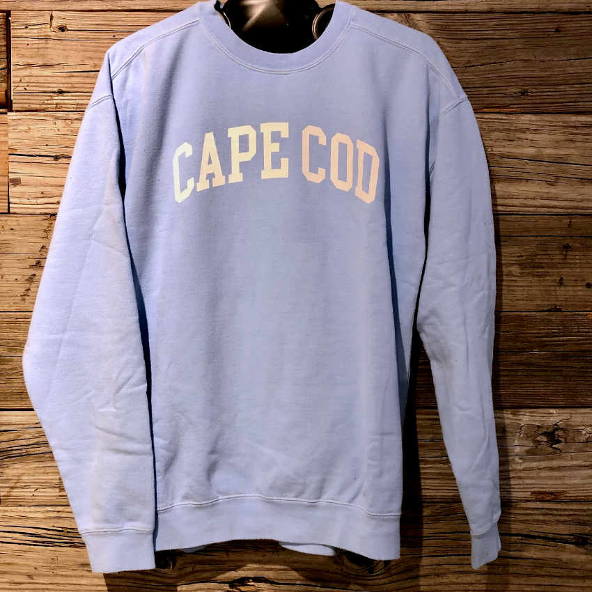 Coastal Blue is everyone's favorite hue! | I love this light blue garment dyed Cape Cod Crewneck Sweatshirt | LaBelle's General Store