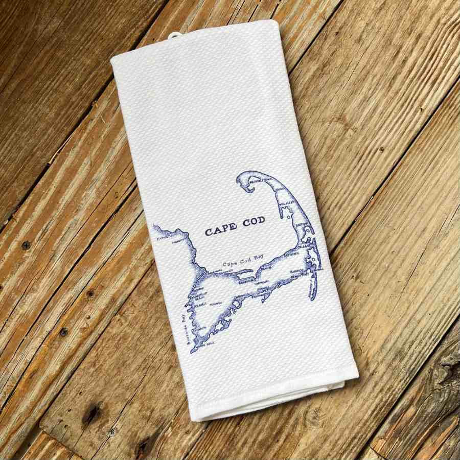 Cape Cod Kitchen Towel | Think about your trip to the Cape while drying your hands | LaBelle's General Store