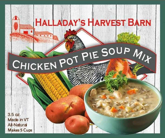 Perfect for a cold night, my favorite Halladay's Chicken Pot Pie Soup Mix | LaBelle Cape Cod