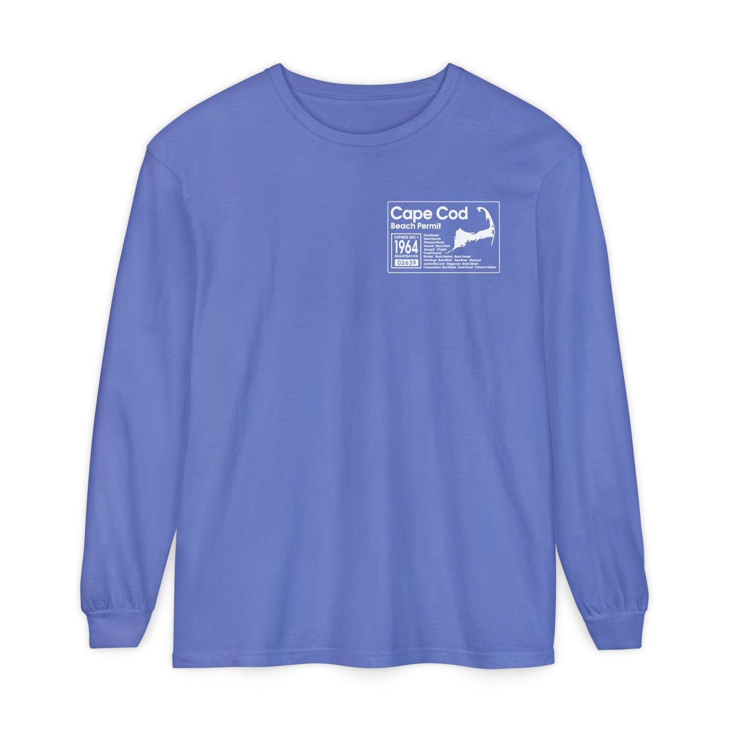 Cape Cod Beach Permit Long Sleeve Tee
