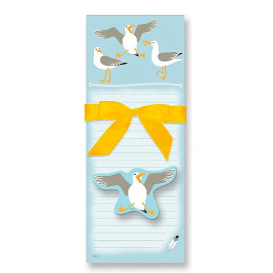 I just love the seagulls on this magnetic pad gift set!