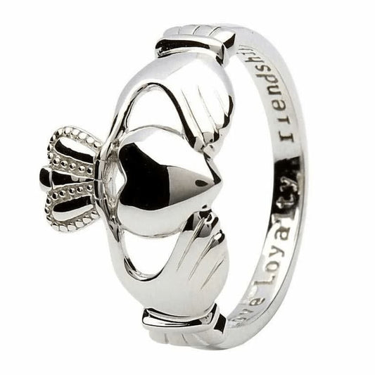 Claddagh, Love, Loyalty, Friendship Silver Ring