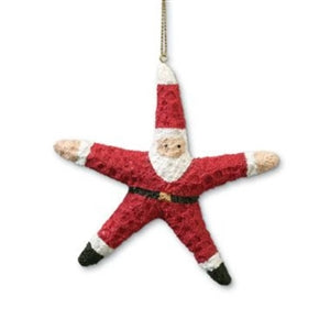 Cape Cod Starfish Santa Ornament | LaBelle's General Store