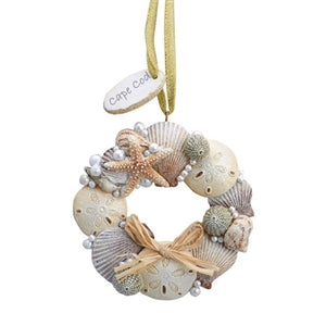 Shell seekers rejoice! Cape Cod Shell Wreath Ornament | LaBelle's General Store