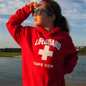 Cape Cod Lifeguard Hoodie Sweatshirt-KIDS