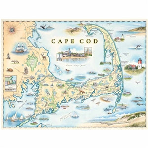 Obsessed with this Cape Cod Map Poster at LaBelle's General Store