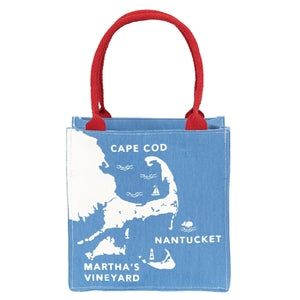Cape Cod Coastal Mini Tote Bag
