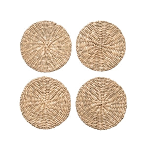 I love these natural, seagrass coasters!  Perfect for a relaxed, beach-house vibe!