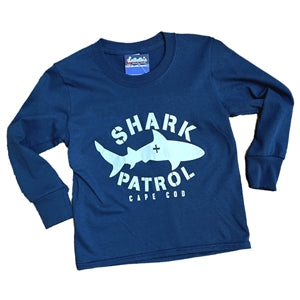 Kid's Cape Cod Shark Patrol Long Sleeve T-Shirt
